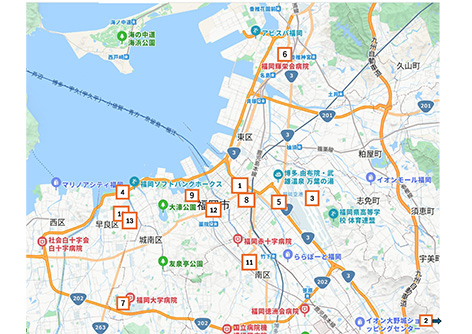福岡GRC 物件MAP